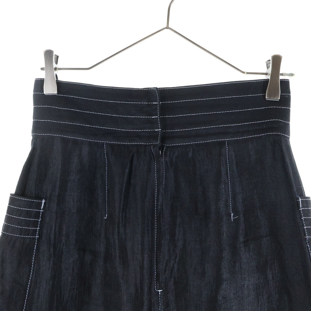 G.V.G.V.(ジーヴィジーヴィ) シースルーデザイン ロングスカート レディース GV1711082 ブラック