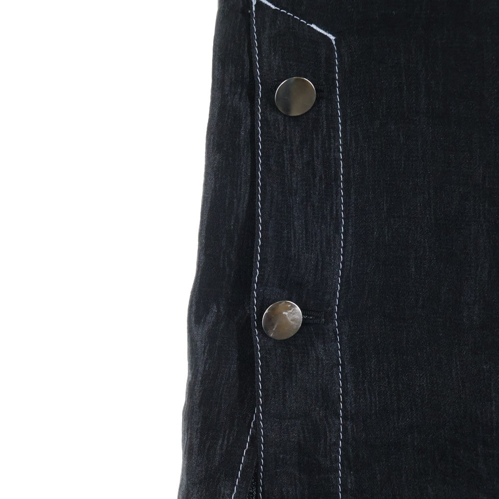 G.V.G.V.(ジーヴィジーヴィ) シースルーデザイン ロングスカート レディース GV1711082 ブラック