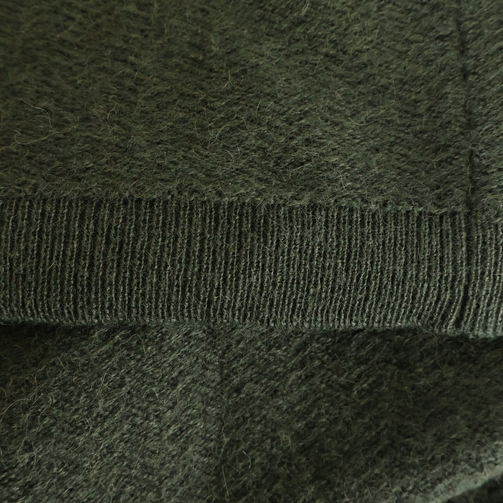 Christian Dior(クリスチャンディオール) フード付き ウール ジップアップ ニット カーディガン 233M254AT510 カーキ