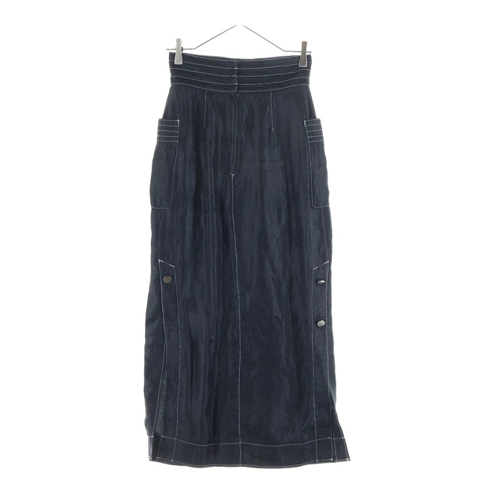 G.V.G.V.(ジーヴィジーヴィ) シースルーデザイン ロングスカート レディース GV1711982 ブラック