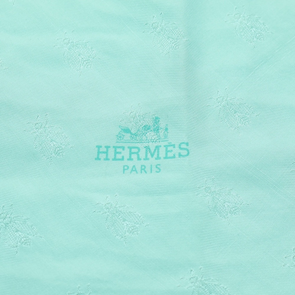 HERMES(エルメス) ロサンジュ シルク ビー スカーフ グリーン レディース