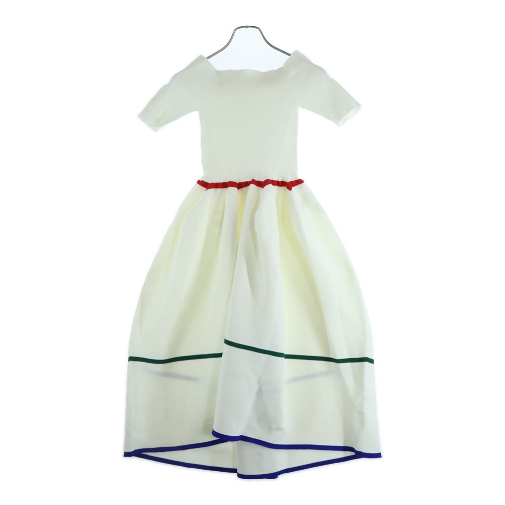 CFCL(シーエフシーエル) POTTERY HS OFF SHOULDER SHORT SLEEVE DRESS CF009KH102 オフショルダー ショートスリーブ ドレス ワンピース ホワイト レディース