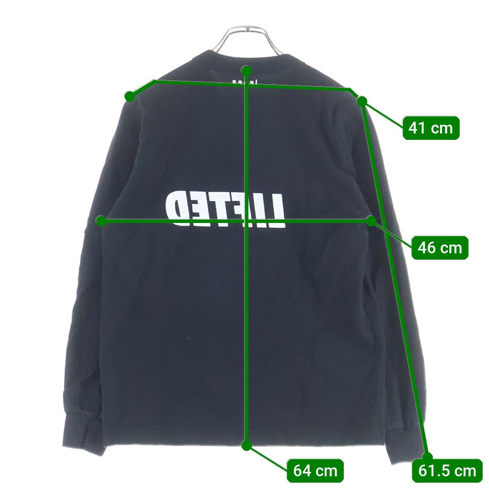 Sacai(サカイ) 22SS Long Sleeve T-Shirt 22-0355S バックプリント