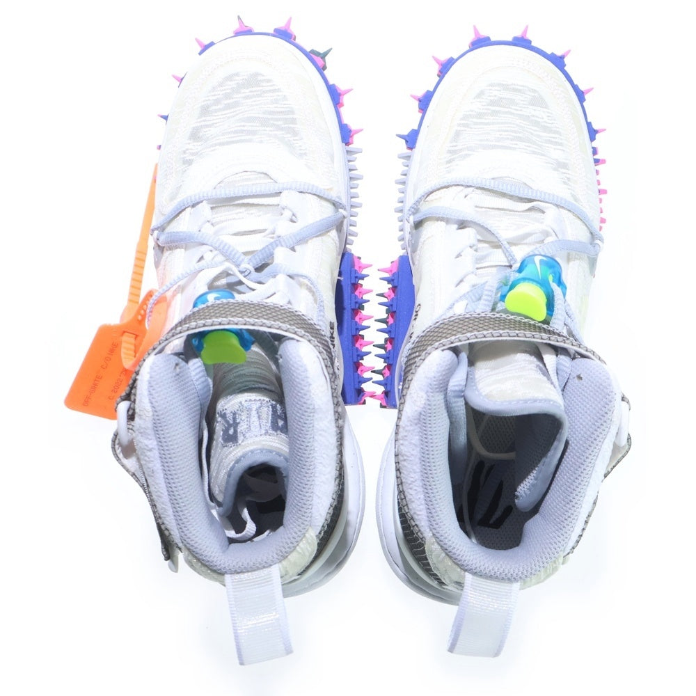 NIKE(ナイキ) ×OFF-WHITE AIR FORCE 1 MID SP DO6290-100 オフホワイト エアフォース1 ミッドカットスニーカー ホワイト レディース US6.5/24.5cm