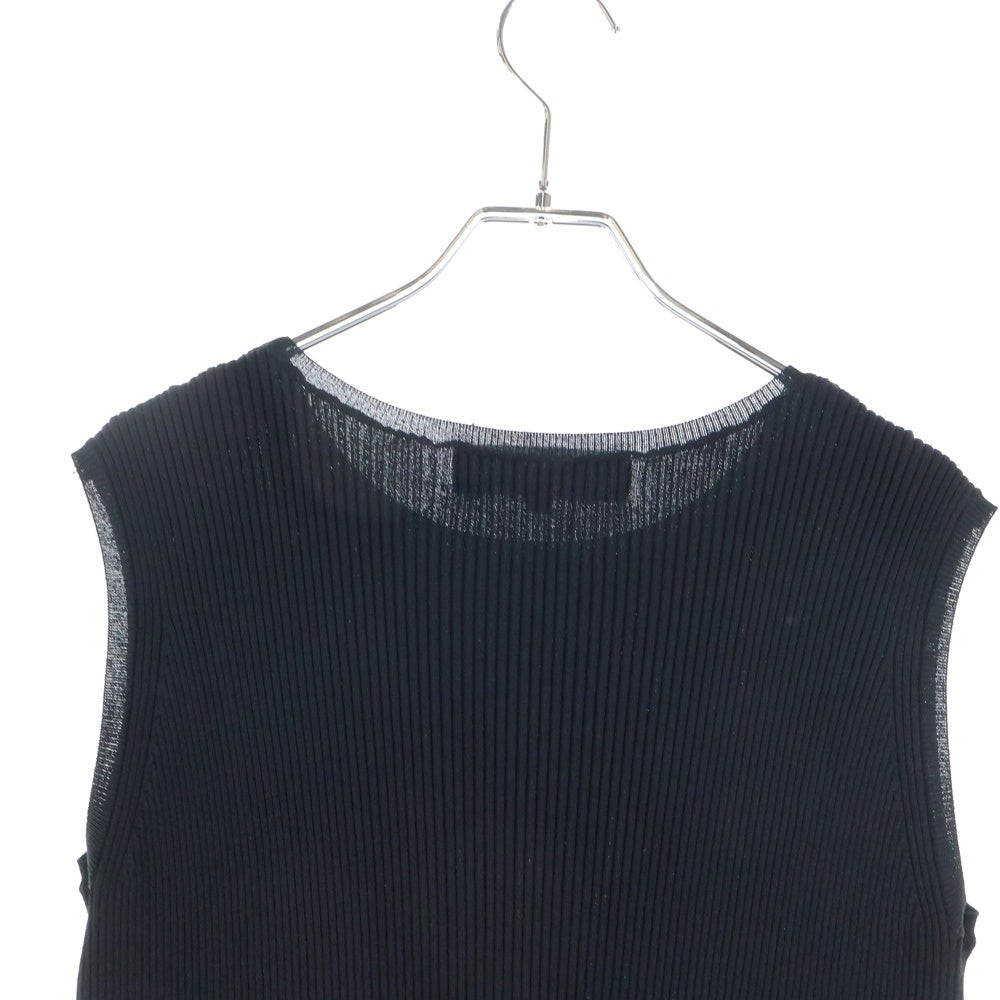 LE CIEL BLEU(ルシェルブルー) レーヨン ノースリーブ ロングワンピース ドレス 22A65106 ブラック レディース