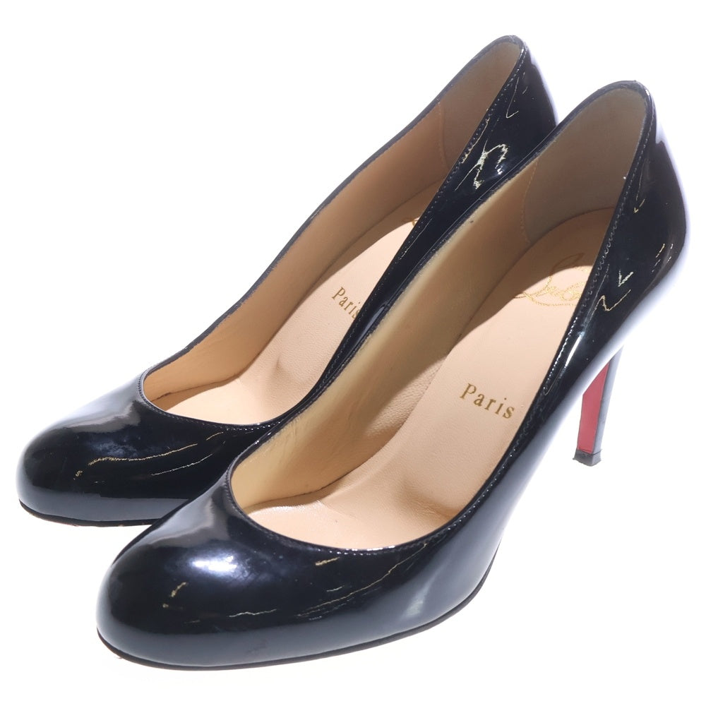CHRISTIAN LOUBOUTIN(クリスチャンルブタン) ラウンドトゥ パンプス ハイヒール ブラック レディース