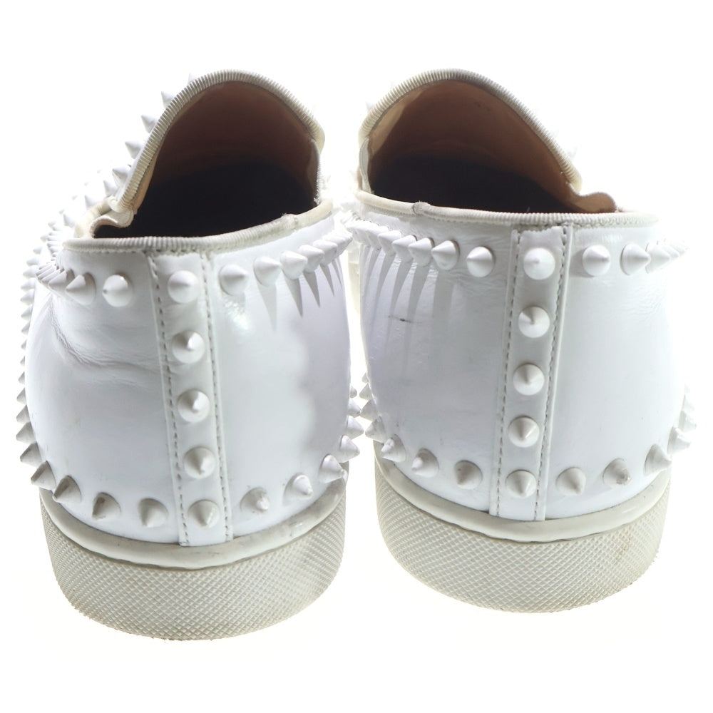 CHRISTIAN LOUBOUTIN(クリスチャンルブタン) ピックボート スタッズデザイン シューズ ホワイト