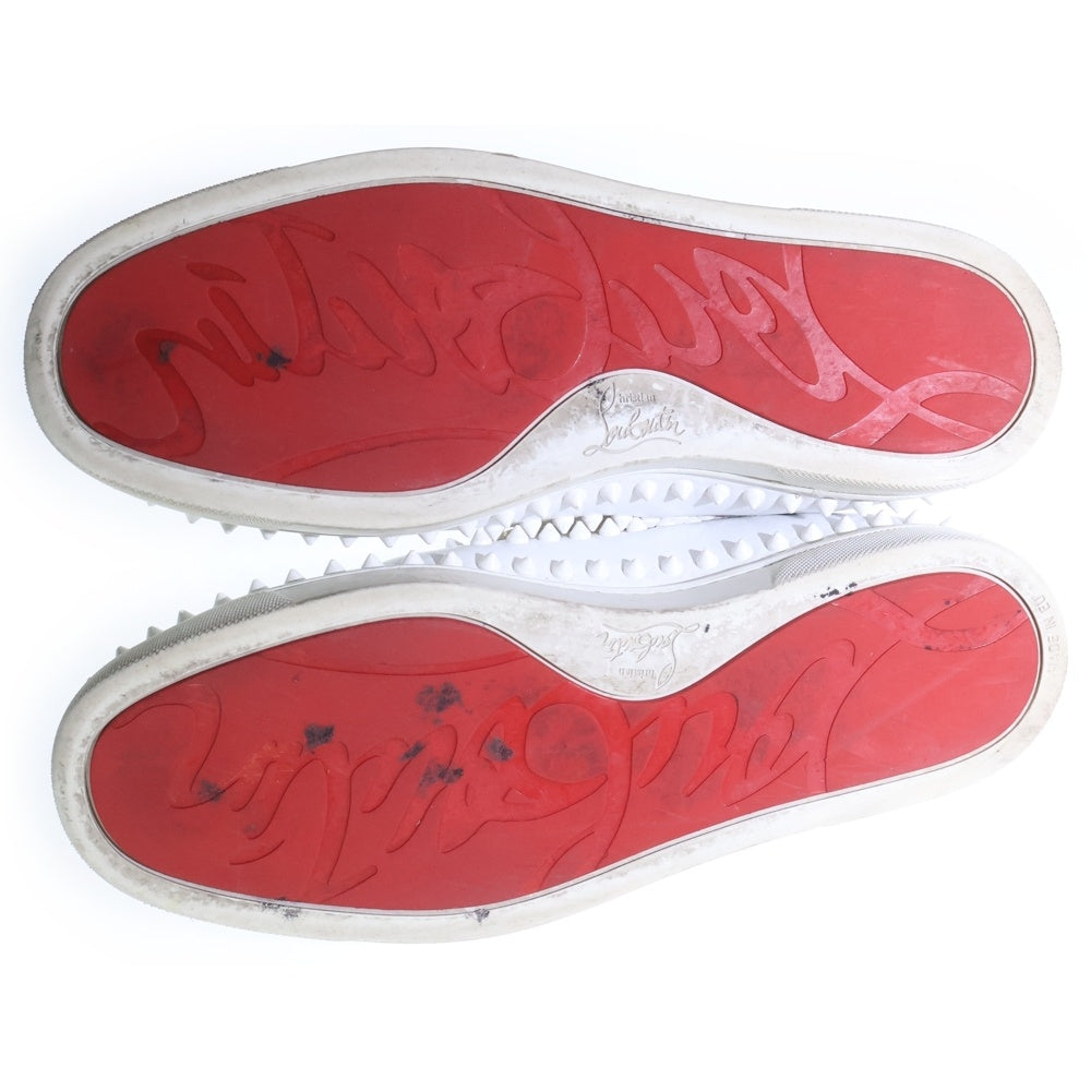 CHRISTIAN LOUBOUTIN(クリスチャンルブタン) ピックボート スタッズデザイン シューズ ホワイト