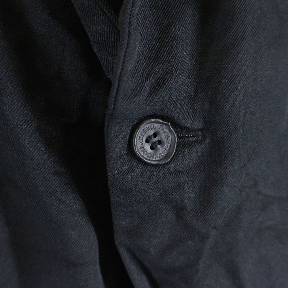 COMME des GARCONS HOMME(コムデギャルソンオム) 25AW エステルサージ製品染め3Bジャケット 3Bシングルテーラードジャケット HP-J012 ブラック