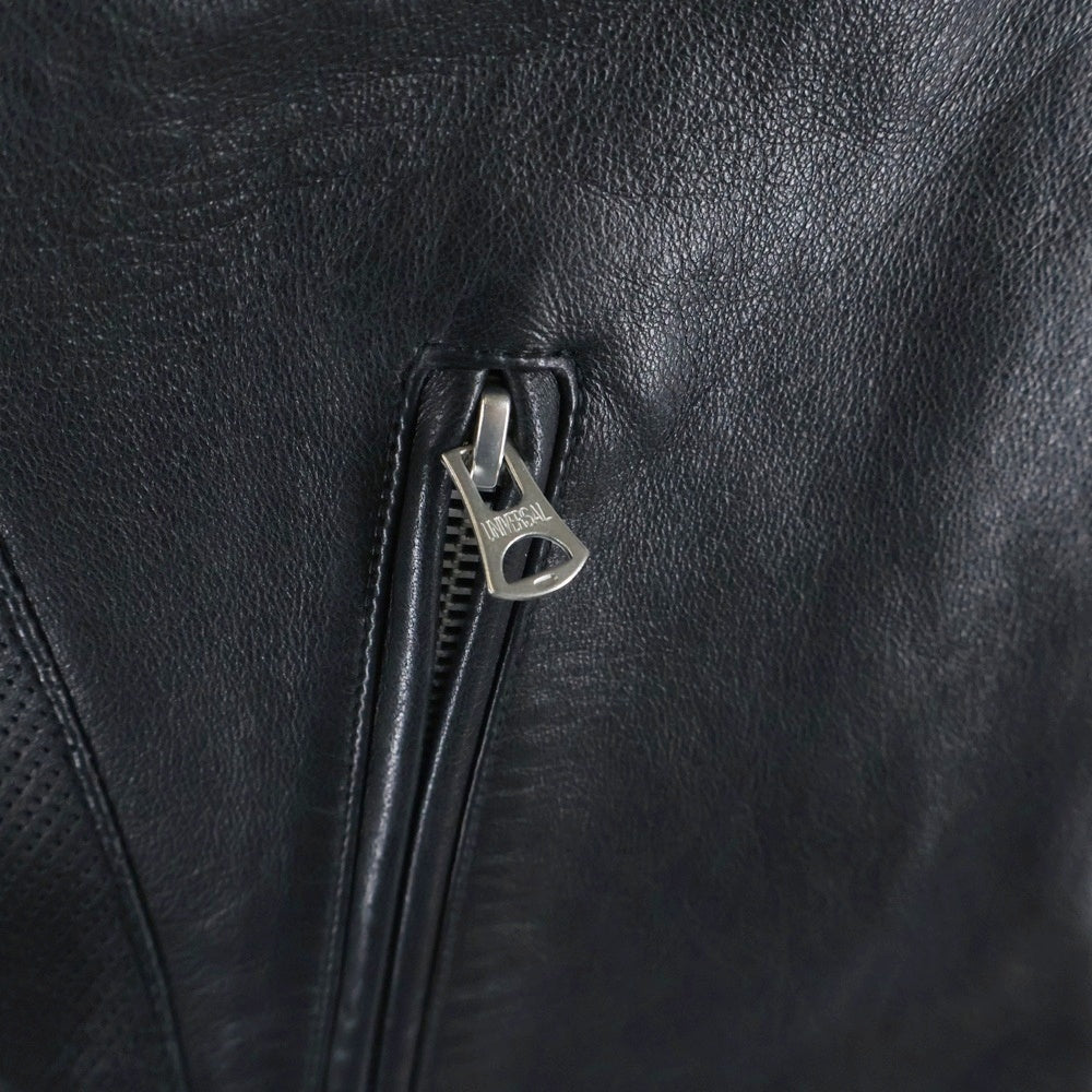 s'yte(サイト) SEMI-VEGETABLE TANNED SHEEP LEATHER COLLARLESS