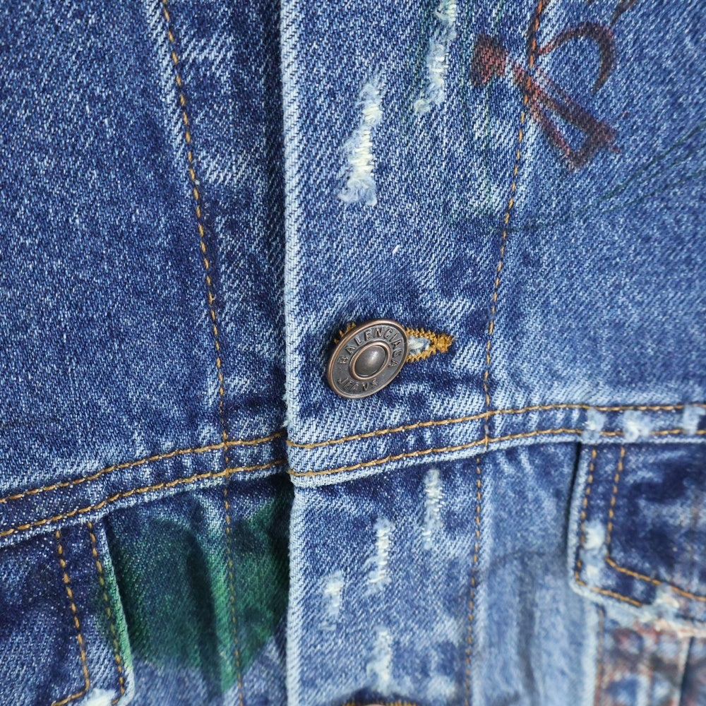 BALENCIAGA(バレンシアガ) 22SS ダメージ加工 グラフィティ オーバー