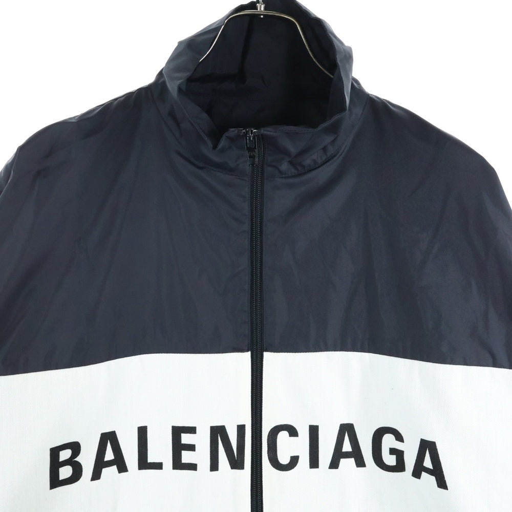 BALENCIAGA(バレンシアガ) 18AW デニム切替 フロントロゴプリント