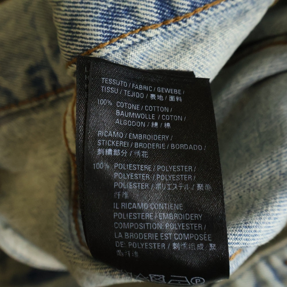 BALENCIAGA(バレンシアガ) 20SS LOGO DENIM JACKET バックロゴ 刺繍