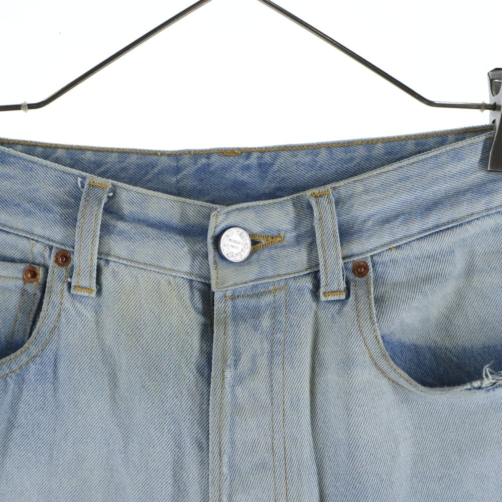 VETEMENTS(ヴェトモン) 23SS Plain Baggy Jeans ワイド バギーデニムパンツ インディゴ UE63PA305N