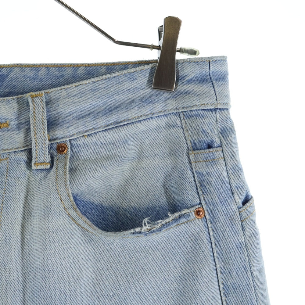 VETEMENTS(ヴェトモン) 23SS Plain Baggy Jeans ワイド バギーデニムパンツ インディゴ UE63PA305N