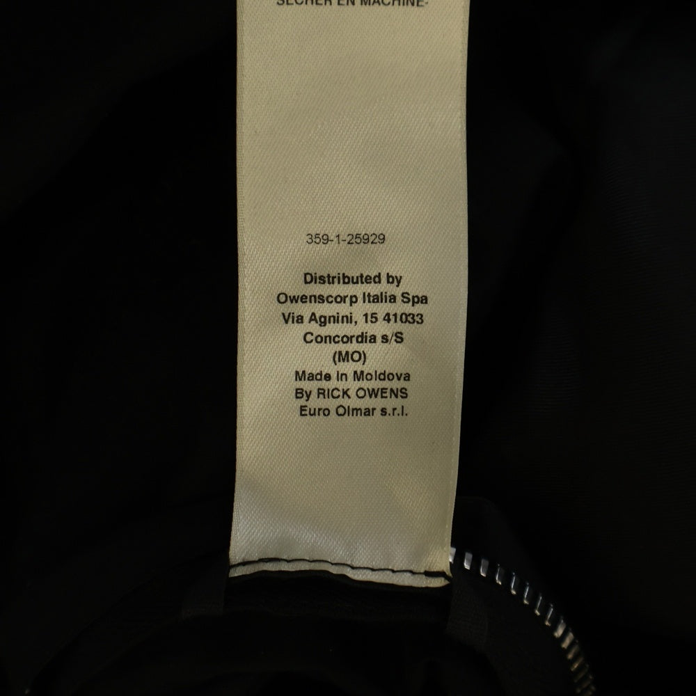 Rick Owens(リックオウエンス) 24AW OUTER SHIRT レザー アウター シャツ ジャケット ブラック RU02D6729-LSA