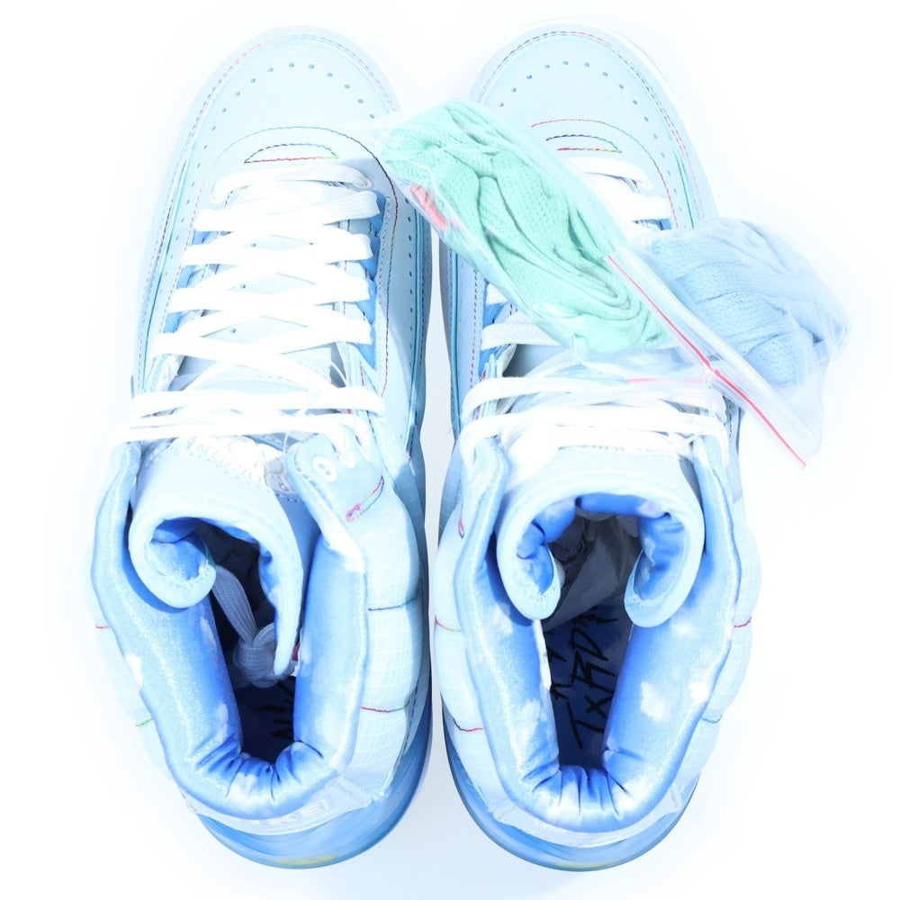 NIKE(ナイキ) ×J Balvin AIR JORDAN 2 RETRO SP J Balvin J.バルヴィン エアジョーダン2 レトロ SP ハイカットスニーカー ブルー US8/26cm DQ7691-419