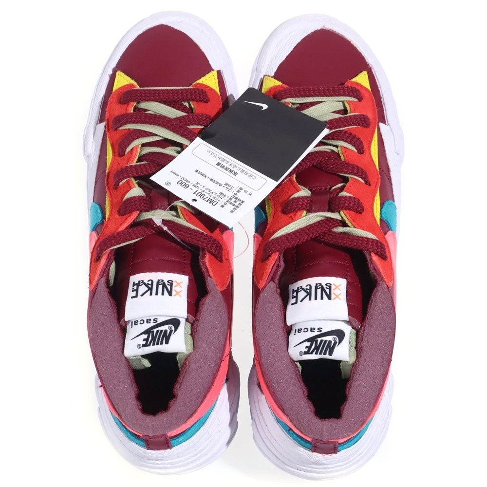 NIKE(ナイキ) × sacai × KAWS BLAZER LOW TEAM RED DM7901-600 サカイ カウズ ブレーザー チームレッド ローカットスニーカー シューズ マルチカラー US8/26cm