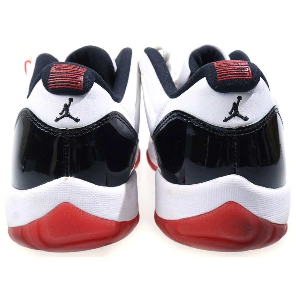 NIKE(ナイキ) AIR JORDAN 11 RETRO LOW CONCORD BRED エアジョーダン11 コンコルドブレッド ローカットスニーカー ホワイト/ブラック/レッド US8/26cm AV2187-160