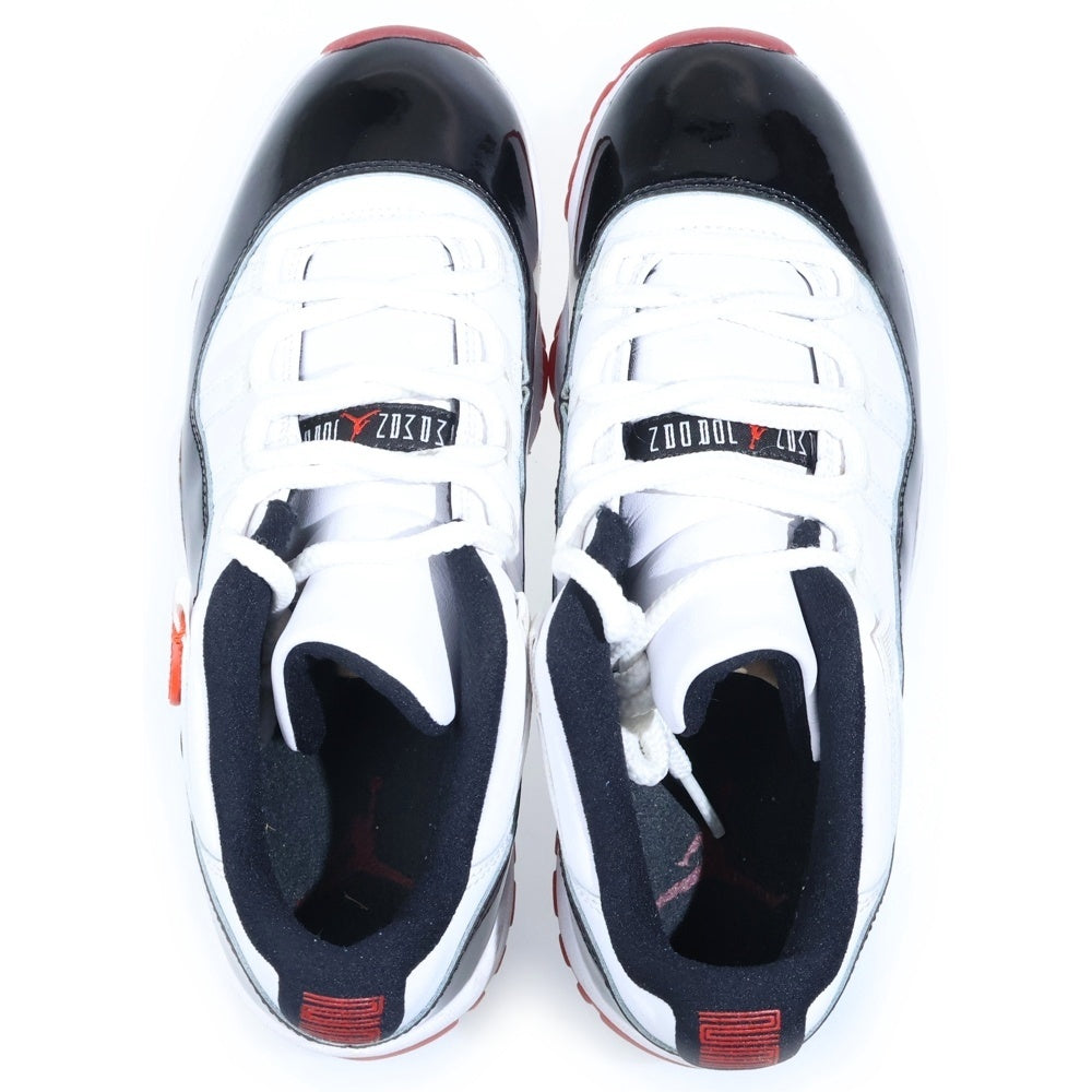 NIKE(ナイキ) AIR JORDAN 11 RETRO LOW CONCORD BRED エアジョーダン11 コンコルドブレッド ローカットスニーカー ホワイト/ブラック/レッド US8/26cm AV2187-160