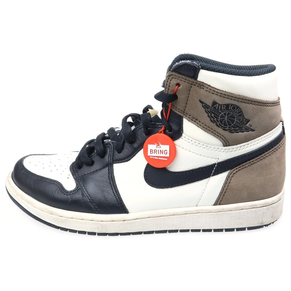 NIKE(ナイキ) AIR JORDAN 1 HIGH OG Dark Mocha 555088-105 エアジョーダン1 ハイ OG ダークモカ ハイカットスニーカー ブラウン/ブラック/ホワイト US9/27.0cm