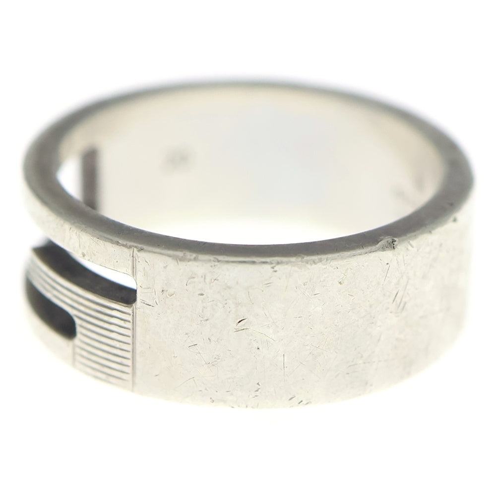 GUCCI(グッチ) Branded G Ring ブランデッドGリング ロゴカットアウトリング Ag925 19号 シルバー