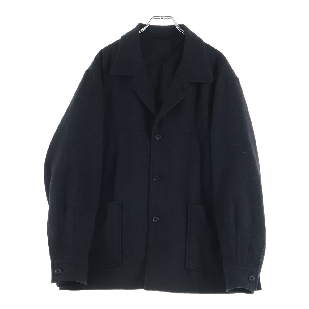 KAPTAIN SUNSHINE(キャプテンサンシャイン) Baby Cashmere Shirt Jacket KS25FJK09 ベビーカシミヤ シャツジャケット アウター ブラック