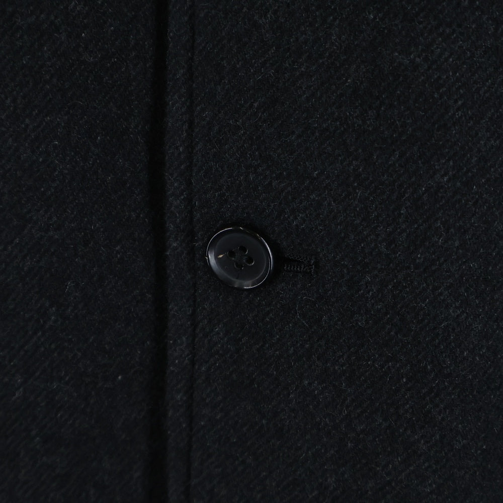 KAPTAIN SUNSHINE(キャプテンサンシャイン) Baby Cashmere Shirt Jacket KS25FJK09 ベビーカシミヤ シャツジャケット アウター ブラック