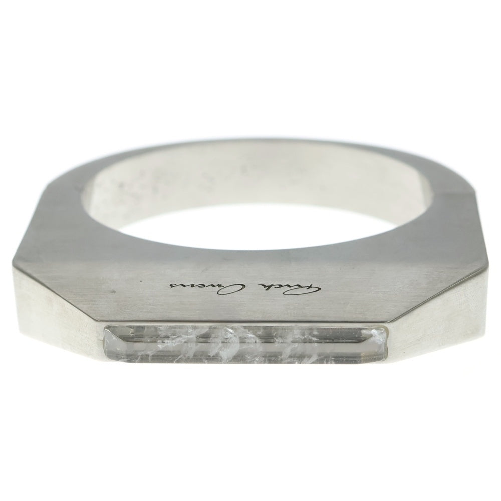 Rick Owens(リックオウエンス) クリスタルブレスレット バングル シルバー/クリア