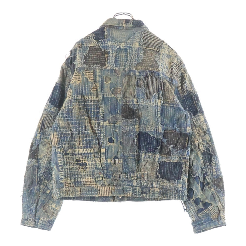 KAPITAL(キャピタル) BORO SPRING 1ST JACKET ボロスプリングファーストデニムジャケット インディゴ EK-1549LJ