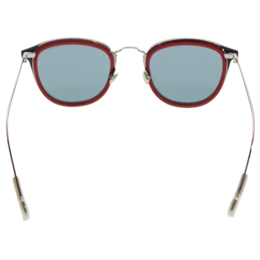 MONCLER(モンクレール) ML0126 ウェリントンサングラス アイウェア メガネ ブルー/レッド
