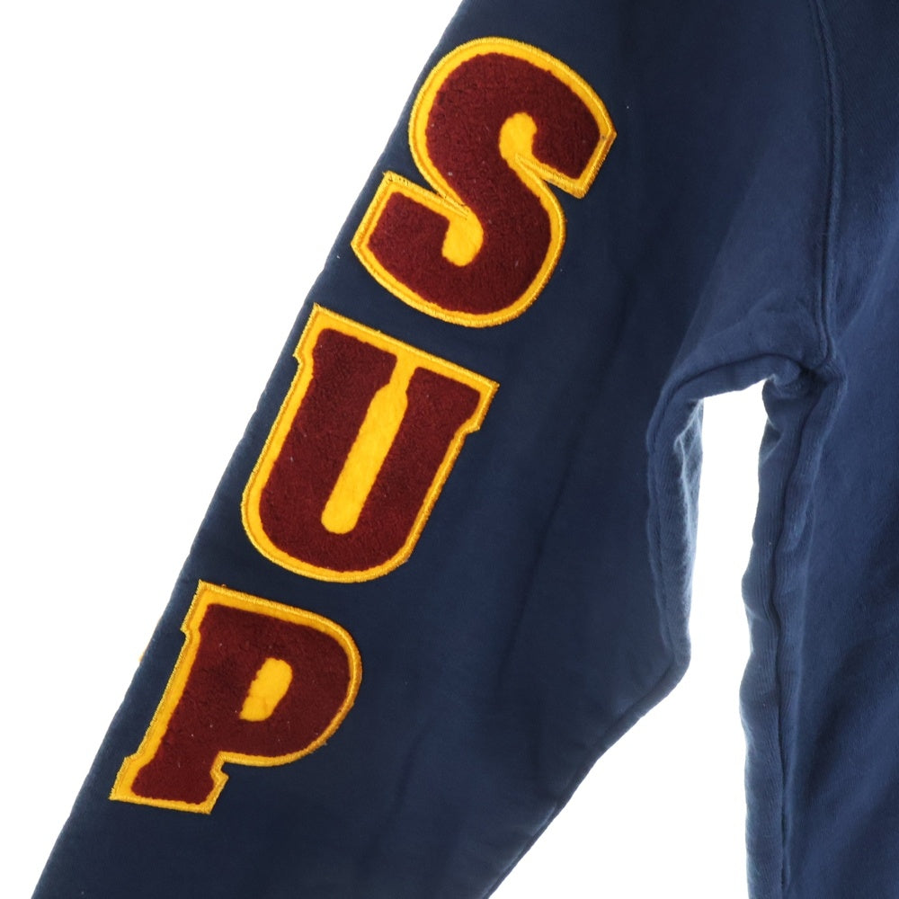 SUPREME(シュプリーム) 22SS Team Chenille Hooded Sweatshirt スウェットパーカー ネイビー