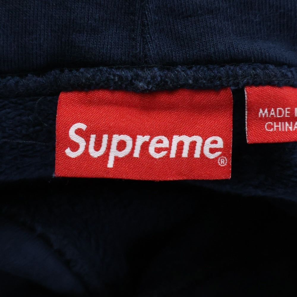 SUPREME(シュプリーム) 22SS Team Chenille Hooded Sweatshirt スウェットパーカー ネイビー