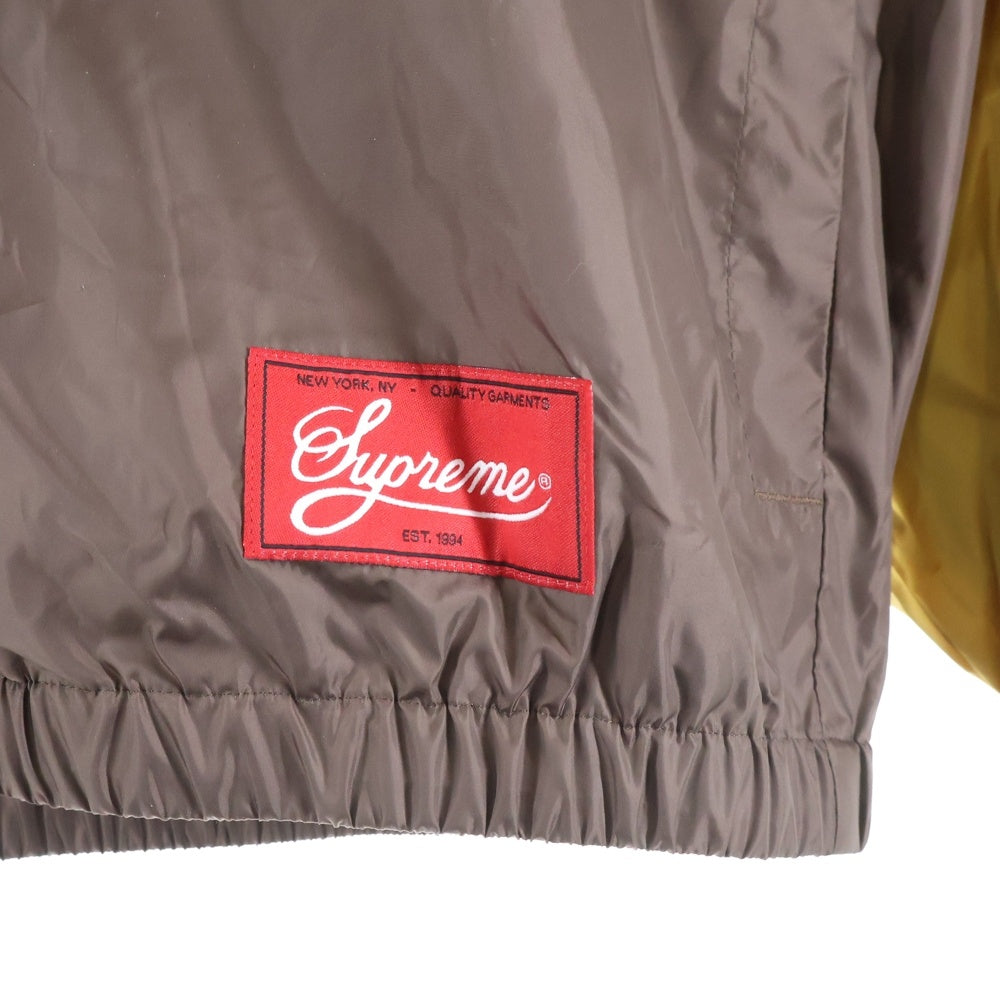 SUPREME(シュプリーム) 23AW Hooded Warm Up Pullover プルオーバー ウォームアップパーカー ブラウン