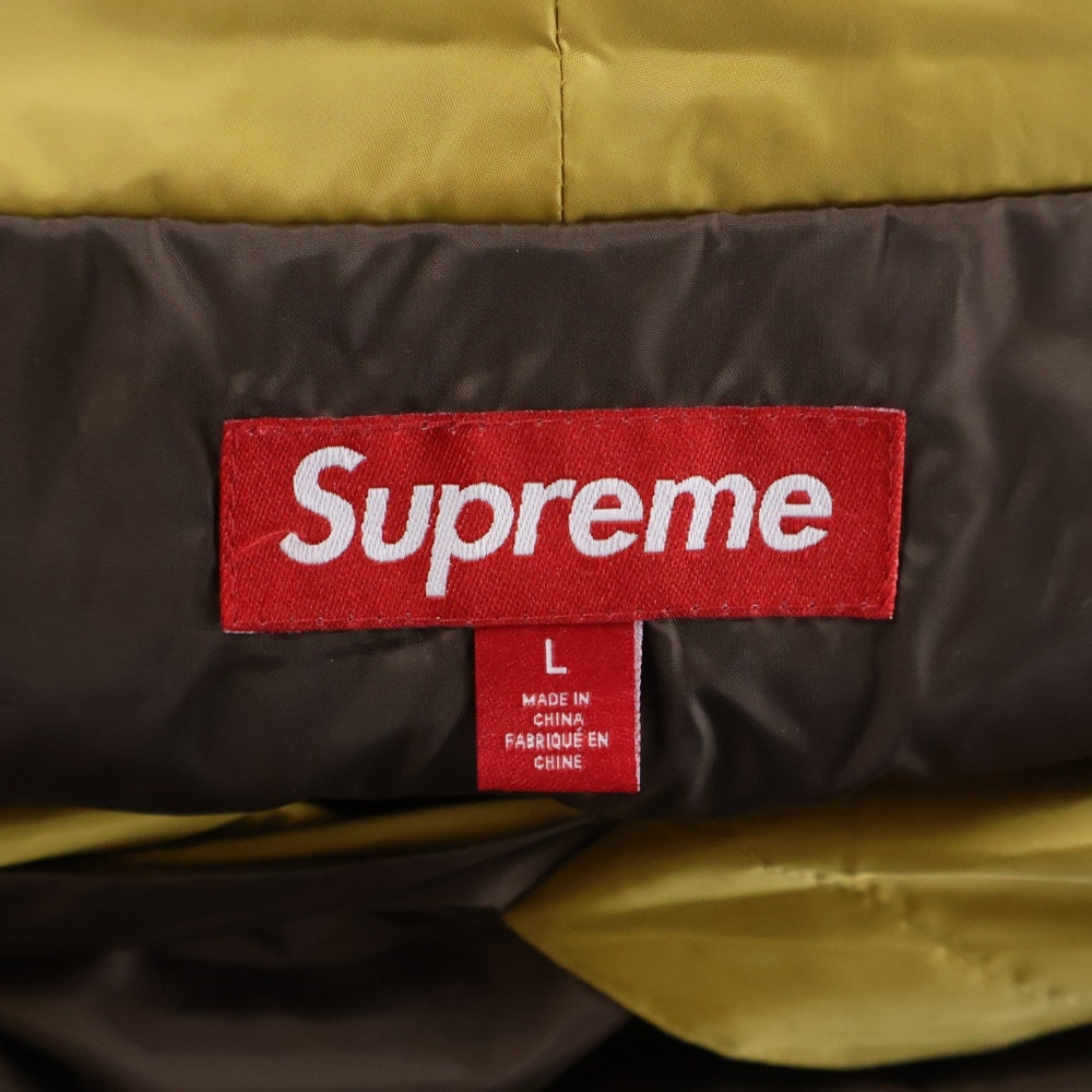 SUPREME(シュプリーム) 23AW Hooded Warm Up Pullover プルオーバー ウォームアップパーカー ブラウン