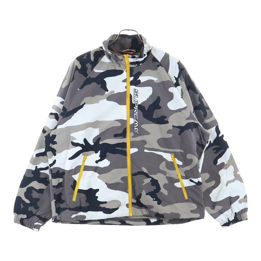 SUPREME(シュプリーム) 25SS Contrast Zip Track Jacket ジップアップ カモ柄 トラックジャケット グレー