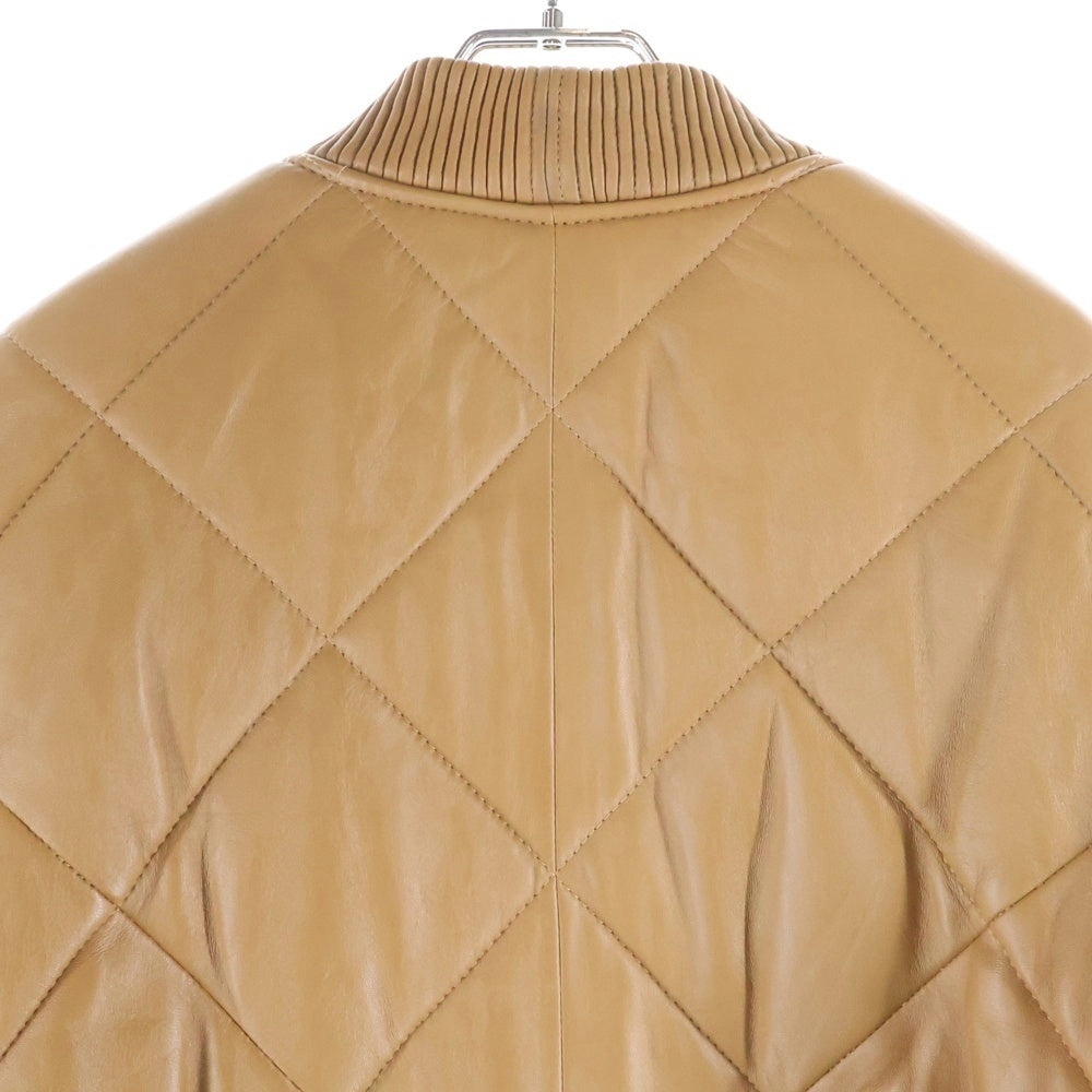 SUPREME(シュプリーム) 22AW Quilted Leather Work Jacket キルティング レザーワークジャケット ブラウン