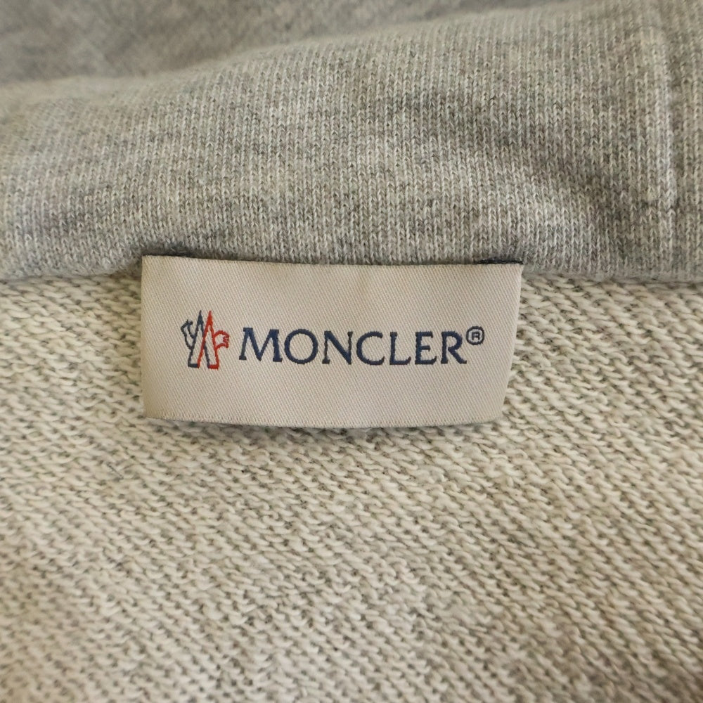 MONCLER(モンクレール) 19SS MAGLIA CARDIGAN ナイロン切替スウェットパーカー グレー E10918424800