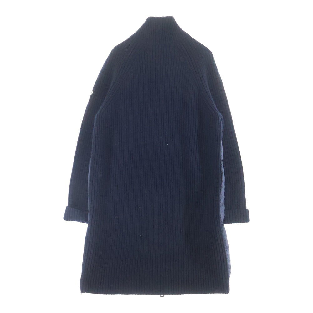 MONCLER(モンクレール) 20AW CARDIGAN TRICOT ニット切り替えダウンジャケット ネイビー F20939B51800