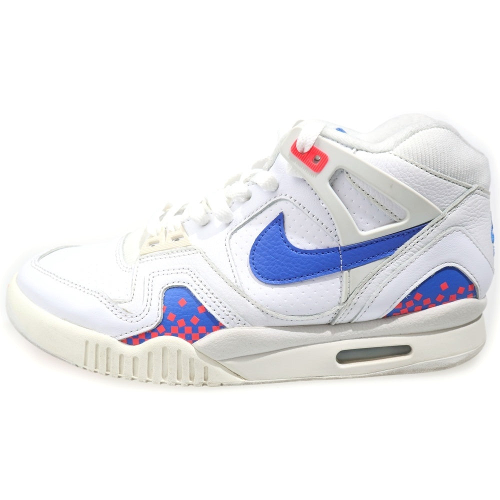 NIKE(ナイキ) Air Tech Challenge Qs エアテックチャレンジ レースアップハイカットスニーカー US8/26cm FZ9033-102 ホワイト/ブルー