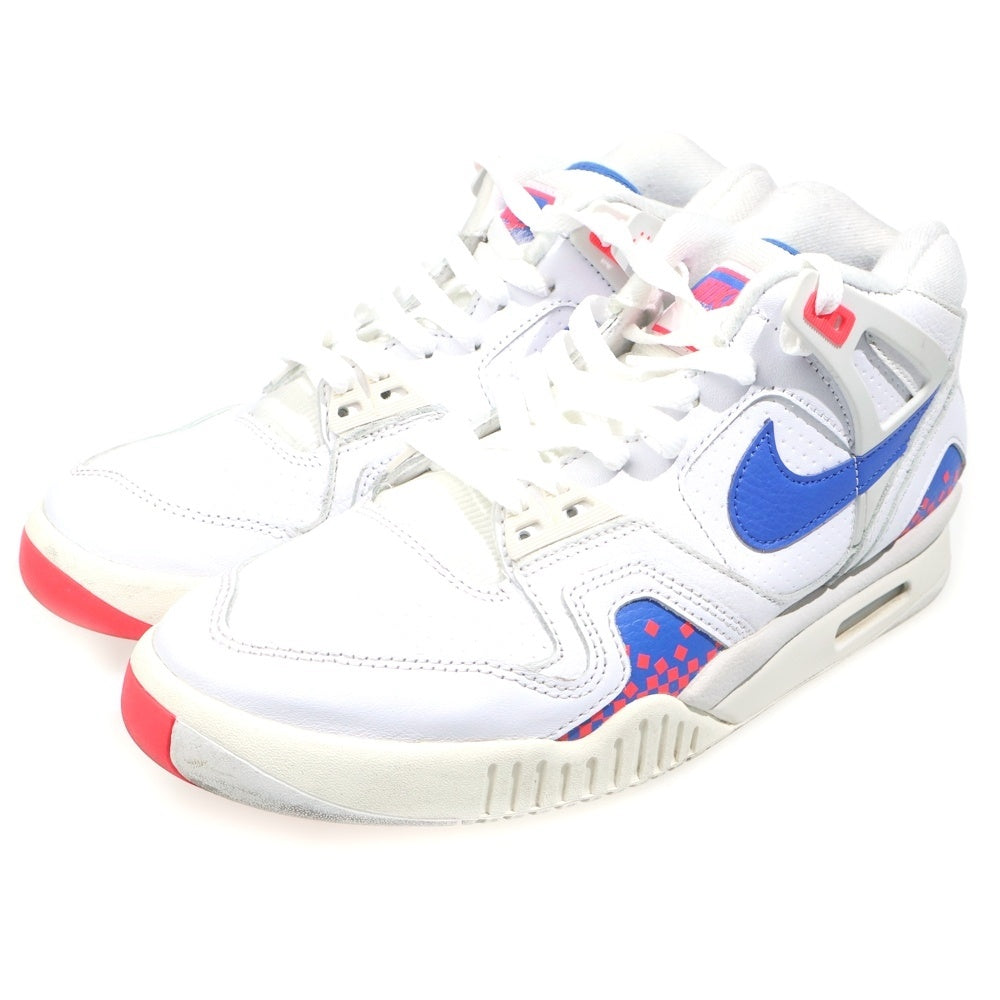 NIKE(ナイキ) Air Tech Challenge Qs エアテックチャレンジ レースアップハイカットスニーカー US8/26cm FZ9033-102 ホワイト/ブルー