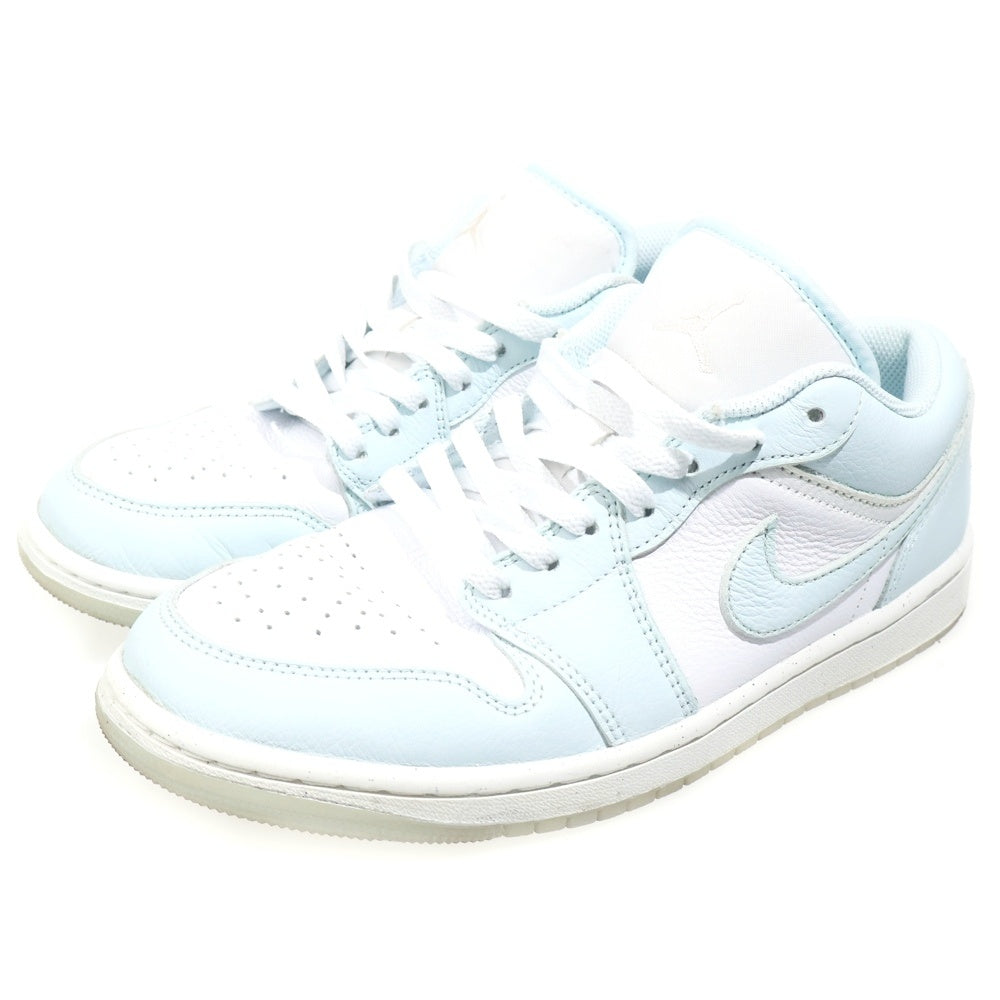 NIKE(ナイキ) Air Jordan 1 Low SE Glacier Blue エアジョーダン1ロー グレイシャーブルー レースアップローカットスニーカー US8/26cm HJ5999-400 ライトブルー