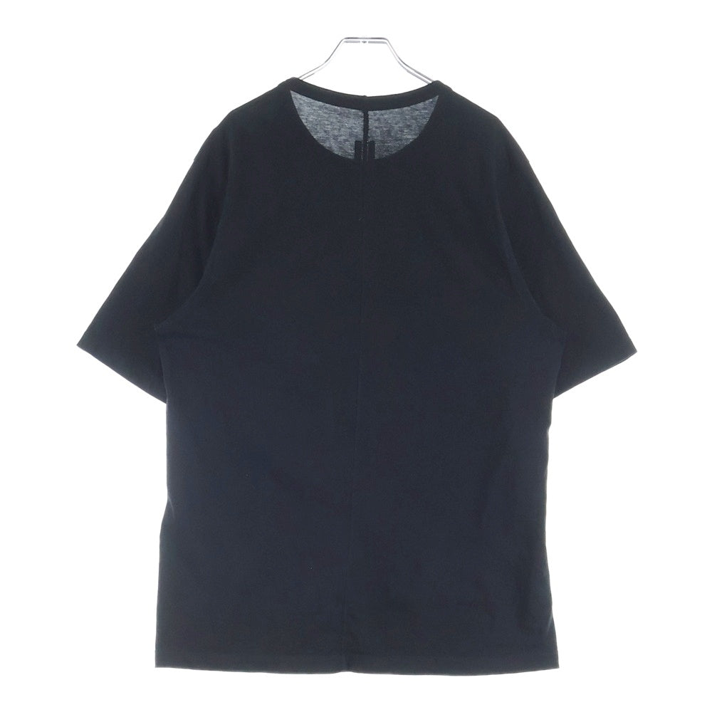 Rick Owens(リックオウエンス) 25SS HOLLYWOOD ハリウッド 半袖Tシャツ カットソー ブラック RU01E5232-JA