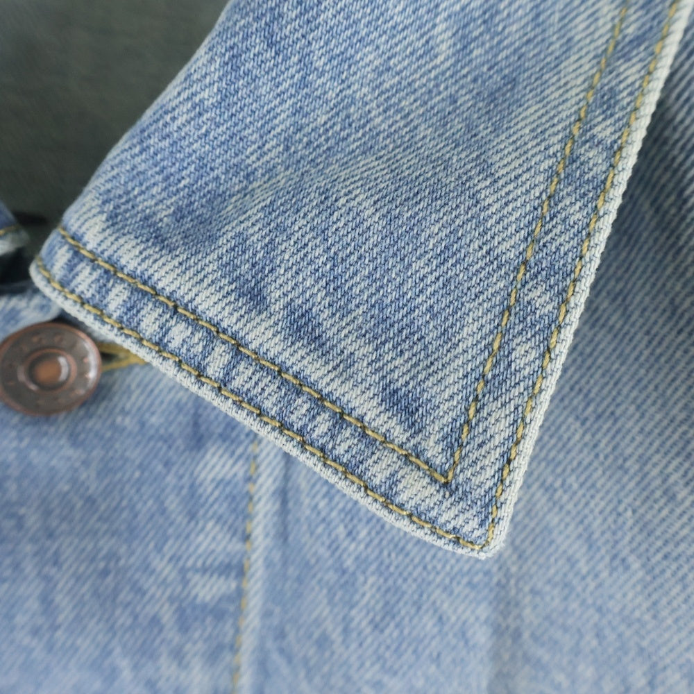 GUCCI(グッチ) 21SS×Disney Donald Duck Embroidered Lapel Denim Jacket ディズニー ドナルドダックエンブロイデッドラペルデニムジャケット キャラ刺繍 594850 XDBK0