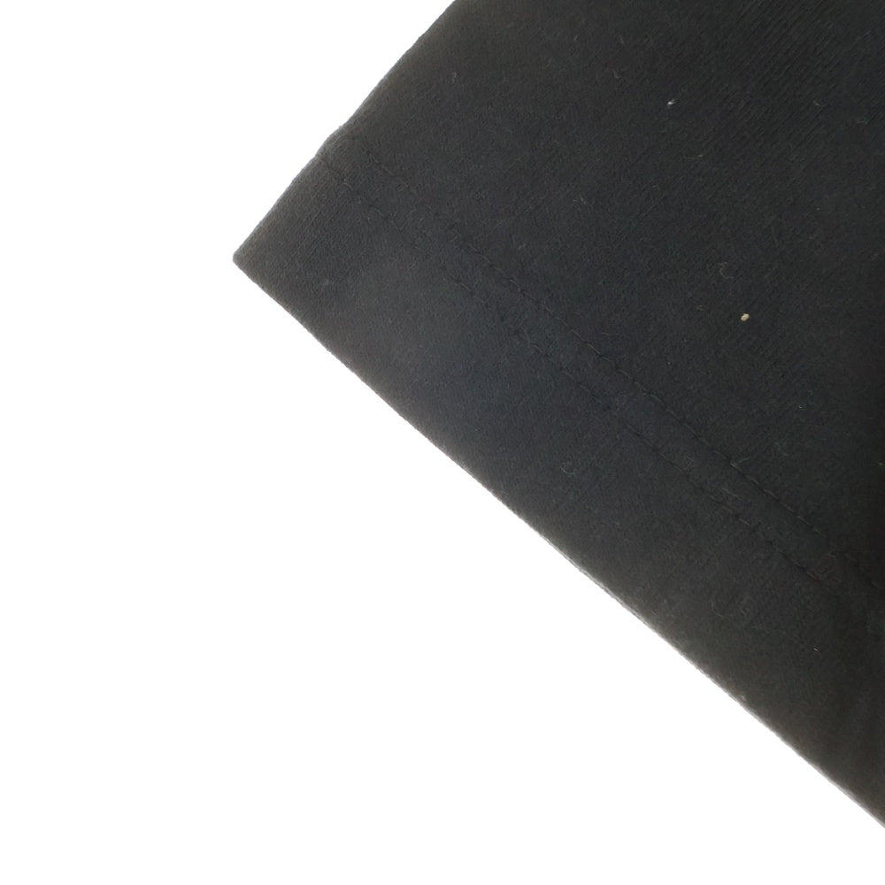 NO BRAND(ノーブランド) LOADED ローデッド バック スカル プリント 半袖Tシャツ カットソー ブラック