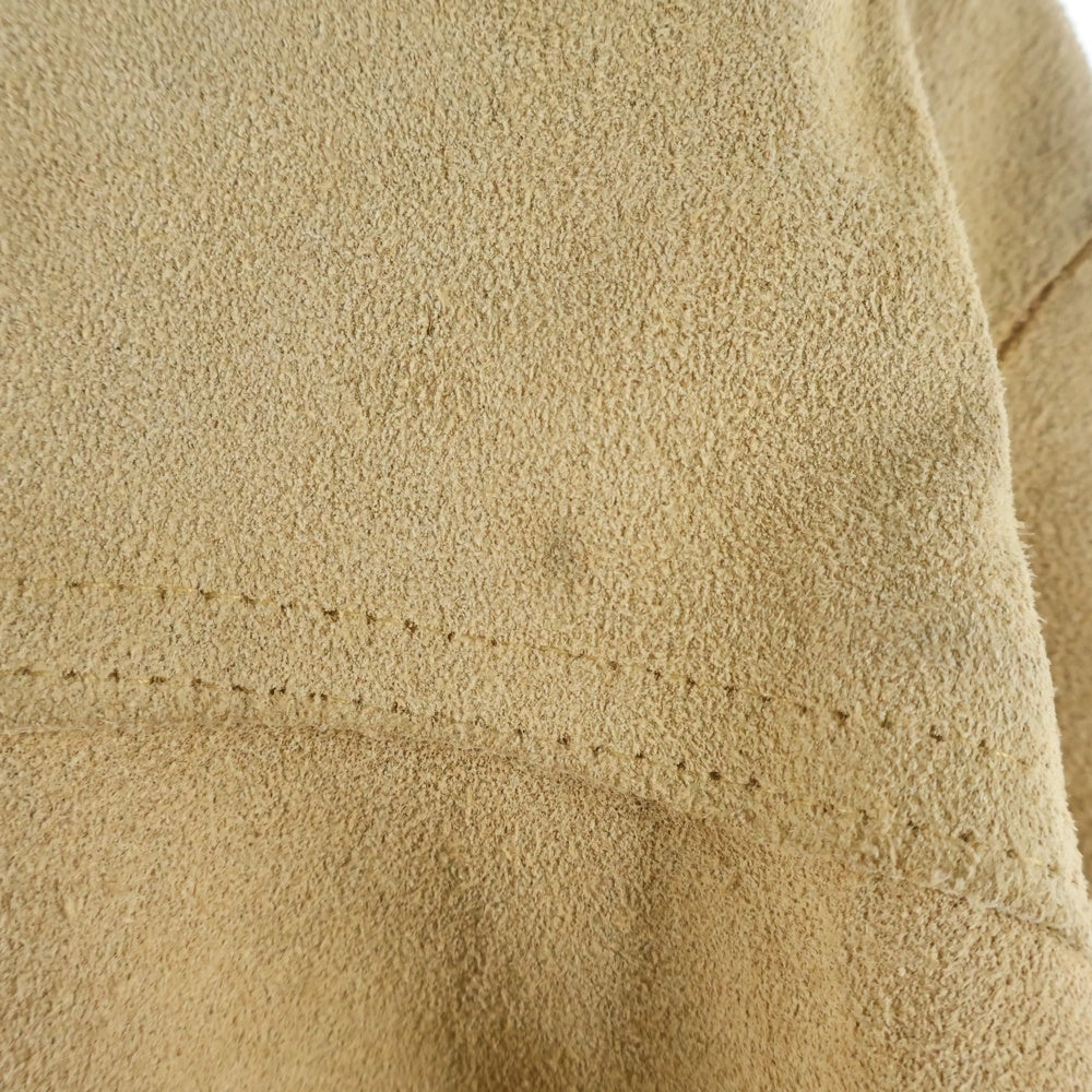 VINTAGE(ヴィンテージ) 70s BRENTS Snap Button Suede Jacket ブレンツ スナップボタンスウェードジャケット SCOVIL製ボタンレザージャケット キャメル