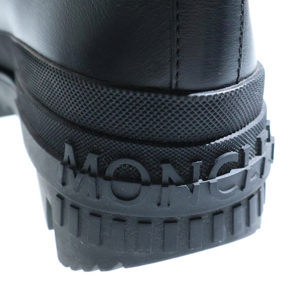 MONCLER(モンクレール) レザームートンブーツ シューズ ボアライナー レディース ブラック 37