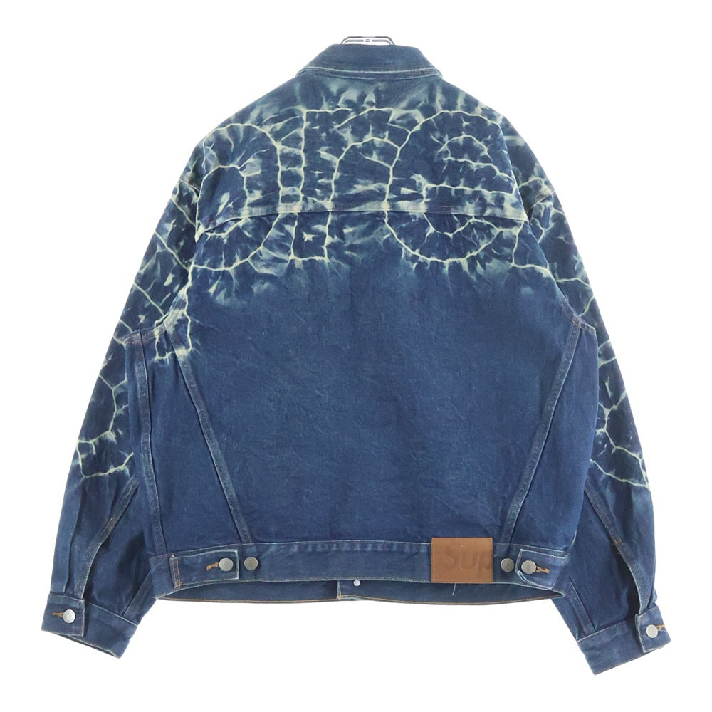SUPREME(シュプリーム) 23SS Shibori Denim Trucker Jacket シボリ デニムトラッカージャケット インディゴ