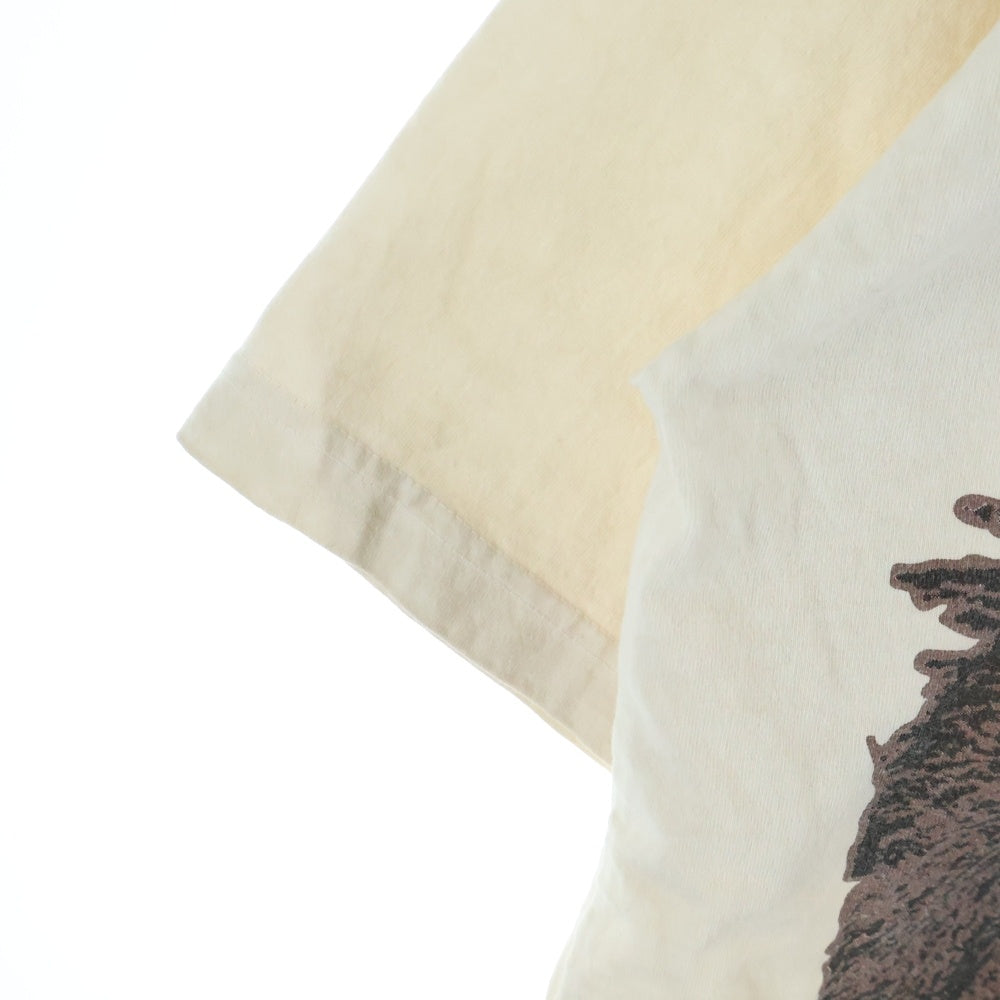 NO BRAND(ノーブランド) CIRCUS MAXIMUS 2025 トラヴィススコット ライブツアーTシャツ ベアプリント ブラウン