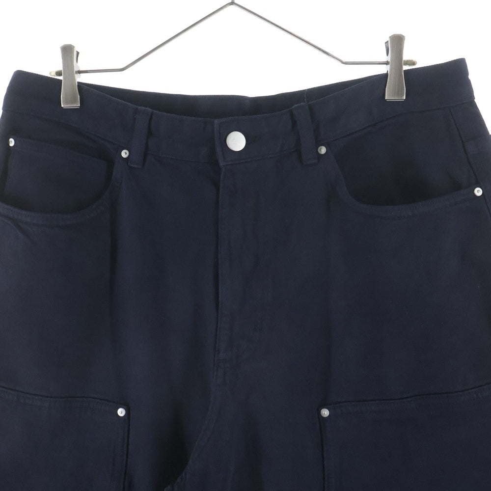 ZARA(ザラ) バギーダブルニー カーペンターデニムパンツ ジーンズ ダークネイビー